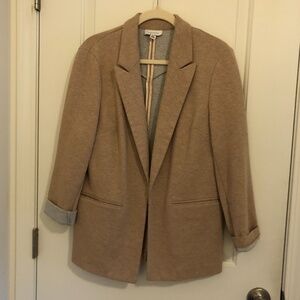 Chic Tan Comfy Stretch Blazer – Size 10, Topshop (Like New!)